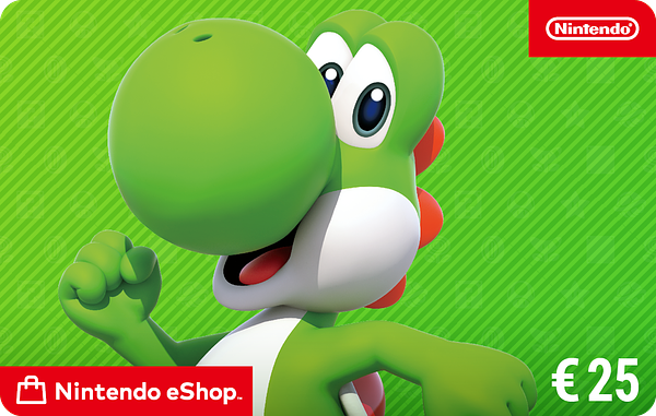 Digitaler Code für Nintendo eShop-Guthaben: €25