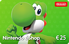 Digitaler Code für Nintendo eShop-Guthaben: €25